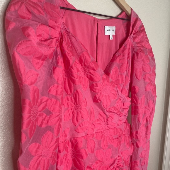 MILLY Grace Dress in Pink / REVOLVE / Barbie / Size 0 (XS) - Picture 3 of 7